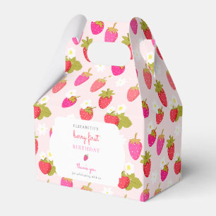 Süße Berry zum ersten Geburtstag niedliche Erdbeer Geschenkschachtel