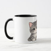 Süße-Beste-Freunde-Kätzchen-Tasse Tasse (Links)