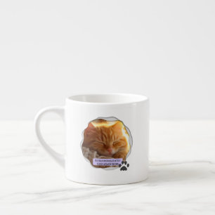 Süße beste Katzenpapa-Foto-Espressotasse Espressotasse