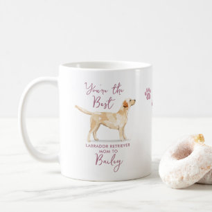Süße beste Labrador Retriever Hundemama   Foto Kaffeetasse