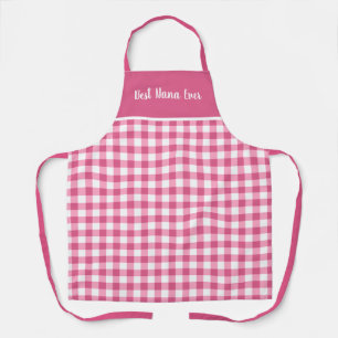 Süße beste Nana ever Pink Gingham Schürze