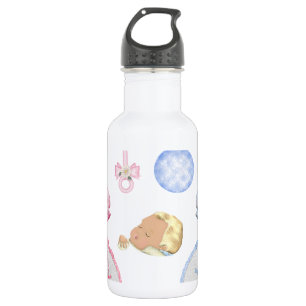 Süße bezaubernde Babyparty-Kinderzimmer-Fußabdrück Trinkflasche