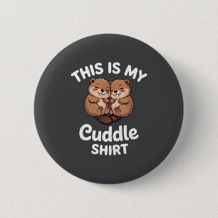 Süße Biber Das Ist Mein Kuscheln Button