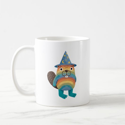 Süße Biber-Zauberer-Tasse Kaffeetasse (Links)