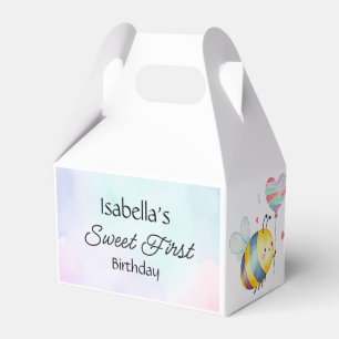 Süße Biene Erster Geburtstag Personalisiert Geschenkschachtel