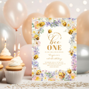 Süße Biene Geburtstag Einladung