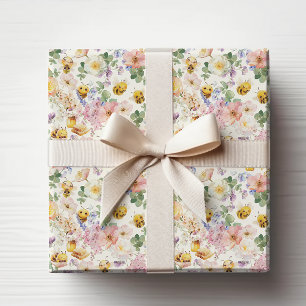 Süße Biene Geburtstag Geschenkpapier