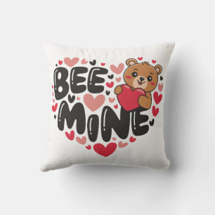 Süße Biene Mein Teddy Bär Valentinstag Kissen