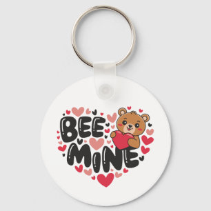 Süße Biene Mein Teddy Bär Valentinstag Schlüsselanhänger