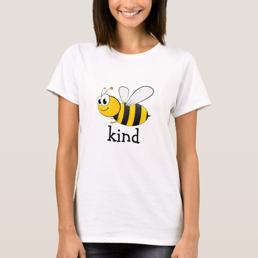 Süße Biene nett  T-Shirt (Vorderseite)