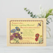 Süße Bienen-Brautparty-Einladung Einladung (Stehend Vorderseite)