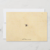 Süße Bienen-Brautparty-Einladung Einladung (Rückseite)