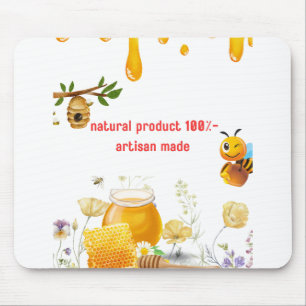 Süße Bienen-Cliparts – 40 PNG-Dateien für Bastelar Mousepad