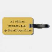 Süße Bienen Gepäckanhänger  (Rückseite horizontal)