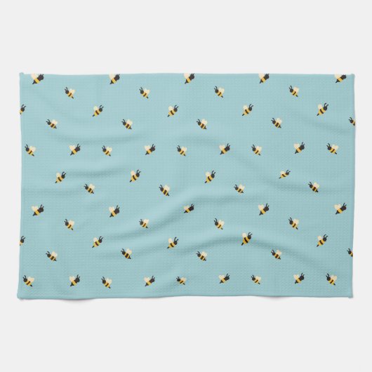 süße Bienen Geschirrtuch (Horizontal)