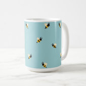 süße Bienen Kaffeetasse (VorderseiteRechts)