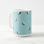 süße Bienen Kaffeetasse (Vorderseite Links)