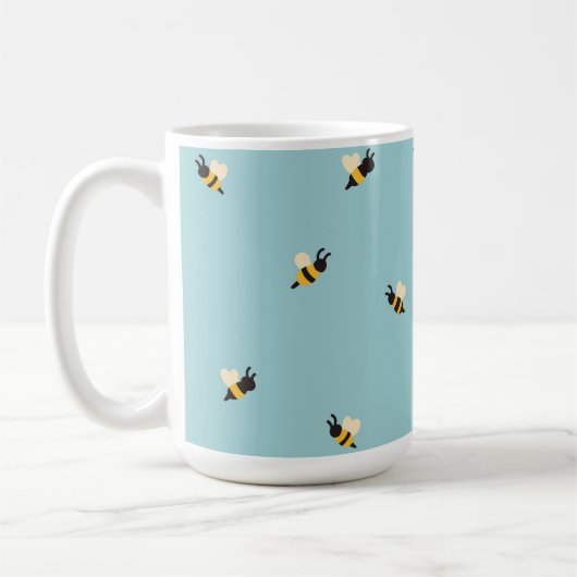 süße Bienen Kaffeetasse (Links)