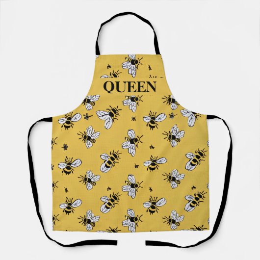 Süße Bienen Königin Schürze (Vorderseite)