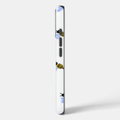 Süße Bienen Muster iPhone Hülle – Minimalistisch & (Rückseite / Links)