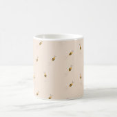 Süße Bienen-Muster-Tassendesign  Kaffeetasse (Mittel)