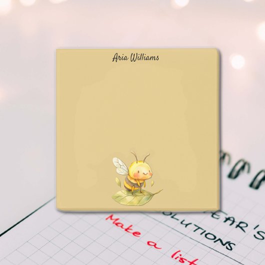Süße Bienen-Notizen Post-it Klebezettel