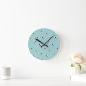  süße Bienen Runde Wanduhr (Zuhause)