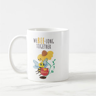 Süße Bienen-Tasse - "Wir gehören zusammen" "Kaffee Kaffeetasse