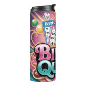 Süße Bingo-Königin Thermosbecher (Nach links gedreht)