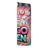 Süße Bingo-Königin Thermosbecher (Nach rechts gedreht)