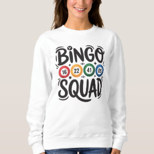 Süße Bingo-Trupp-Wortkunst Sweatshirt