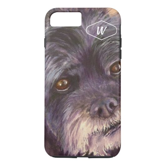 SÜSSE BLACK COCK-A-POO MIX Case-Mate iPhone HÜLLE (Rückseite)