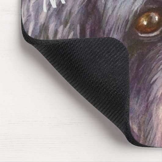 SÜSSE BLACK COCK-A-POO MIX MOUSEPAD (Ecke)