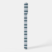 Süße blau-graue Streifen iPhone Hülle (Rechte Seite)