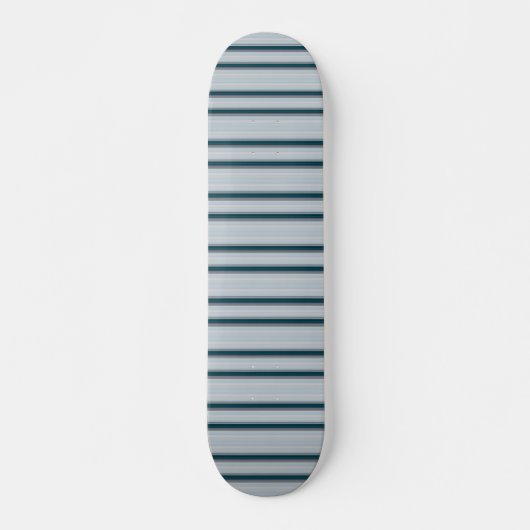 Süße blau-graue Streifen  Skateboard (Vorne)