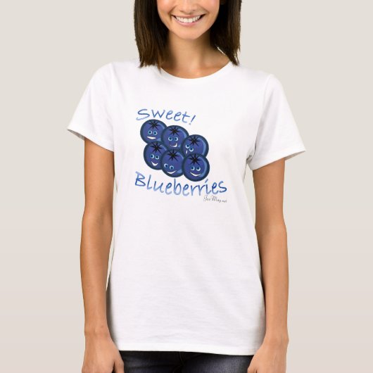 Süße Blaubeeren T-Shirt (Vorderseite)