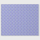 Süße Blaubeermuster-Wrapprolle Geschenkpapier (Flach)
