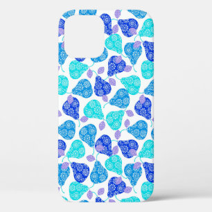 Süße blaue Aquamarin-Birnen-Muster Case-Mate iPhone Hülle