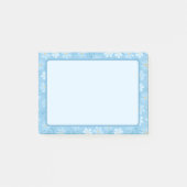 Süße blaue Blumen-Post-it-Notes Post-it Klebezettel (Vorderseite)