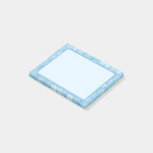 Süße blaue Blumen-Post-it-Notes Post-it Klebezettel (angewinkelt)