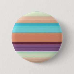 Süße blaue braune Streifen Button
