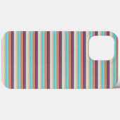 Süße blaue braune Streifen Case-Mate iPhone Hülle (Rückseite (Horizontal))