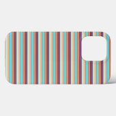 Süße blaue braune Streifen  Case-Mate iPhone Hülle (Rückseite (Horizontal))