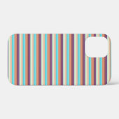 Süße blaue braune Streifen  Case-Mate iPhone Hülle (Rückseite (Horizontal))