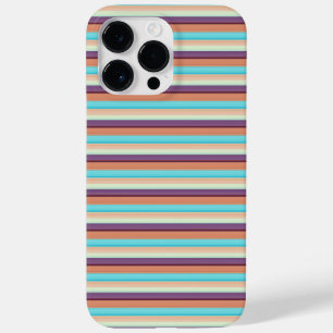 Süße blaue braune Streifen Case-Mate iPhone 14 Pro Max Hülle