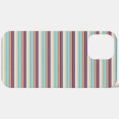 Süße blaue braune Streifen Case-Mate iPhone Hülle (Rückseite / Rechts)