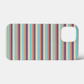 Süße blaue braune Streifen  Case-Mate iPhone Hülle (Rückseite (Horizontal))