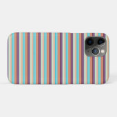 Süße blaue braune Streifen  Case-Mate iPhone Hülle (Rückseite (Horizontal))