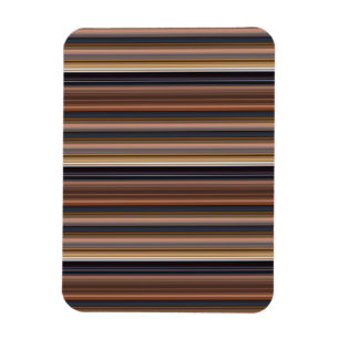 Süße blaue braune Streifen Magnet