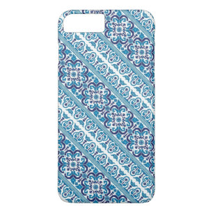 Süße blaue dekorative ukrainische Musterdesign Case-Mate iPhone Hülle